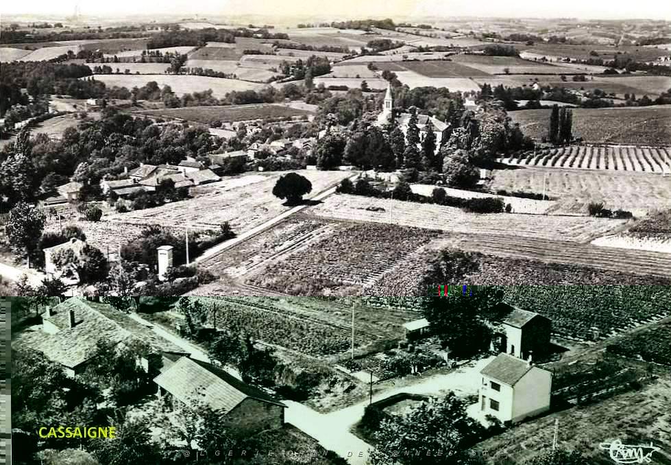 Cassaigne - Vue generale aerienne.jpg